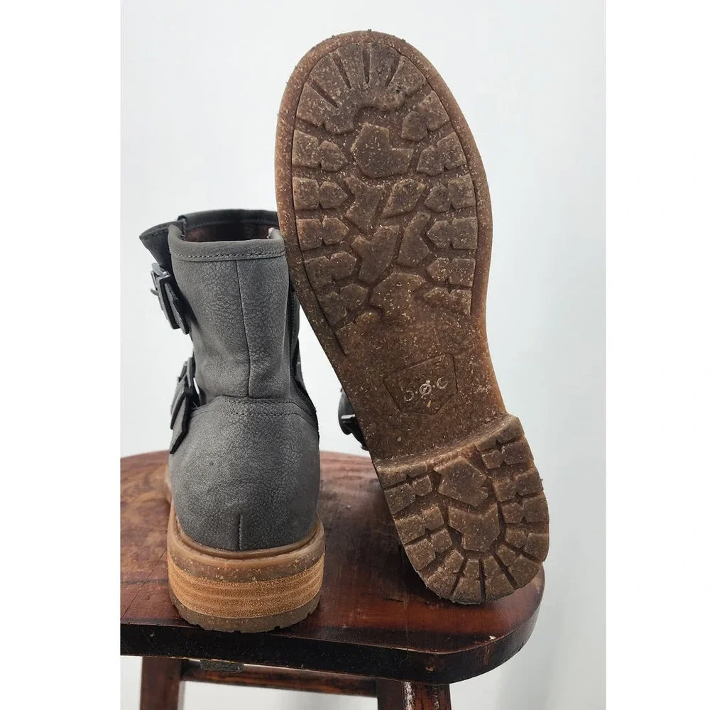 Women's B.O.C. Blue Gum Sole Ankle Moto Style Boots Size 9 Medium‎